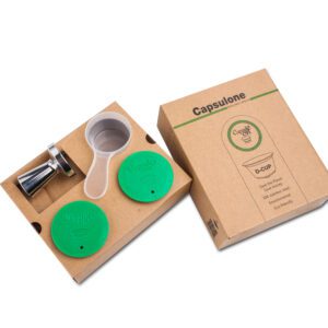 style: Powder hammer 2cup, quantity: 1set - Stainless Steel Metal Capsule Box Compatible With Dolce Gusto Machine