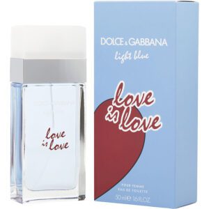 D & G LIGHT BLUE LOVE IS LOVE by Dolce & Gabbana (WOMEN) - EDT SPRAY 1.7 OZ