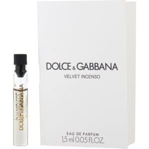 DOLCE & GABBANA VELVET INCENSO by Dolce & Gabbana (MEN) - EAU DE PARFUM 0.05 OZ VIAL
