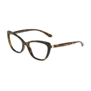 Dolce & Gabbana DG5039-502 Havana Cat-Eye Women's Acetate Eyeglasses
