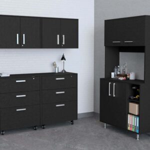 Black 5 Piece Garage Set